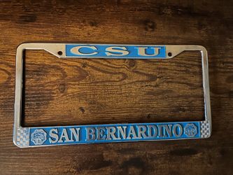 CSU San Bernardino License Plate Frame