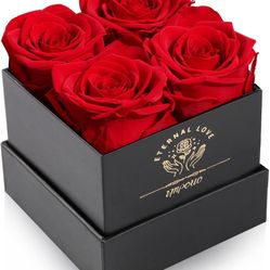 Preserved Rose, Mothers Day Roses in a Box, Forever Preserved Roses Gift for Mom, Birthday Gifts for Women/Mom/Girlfriend/Wife/Grandma/Her
