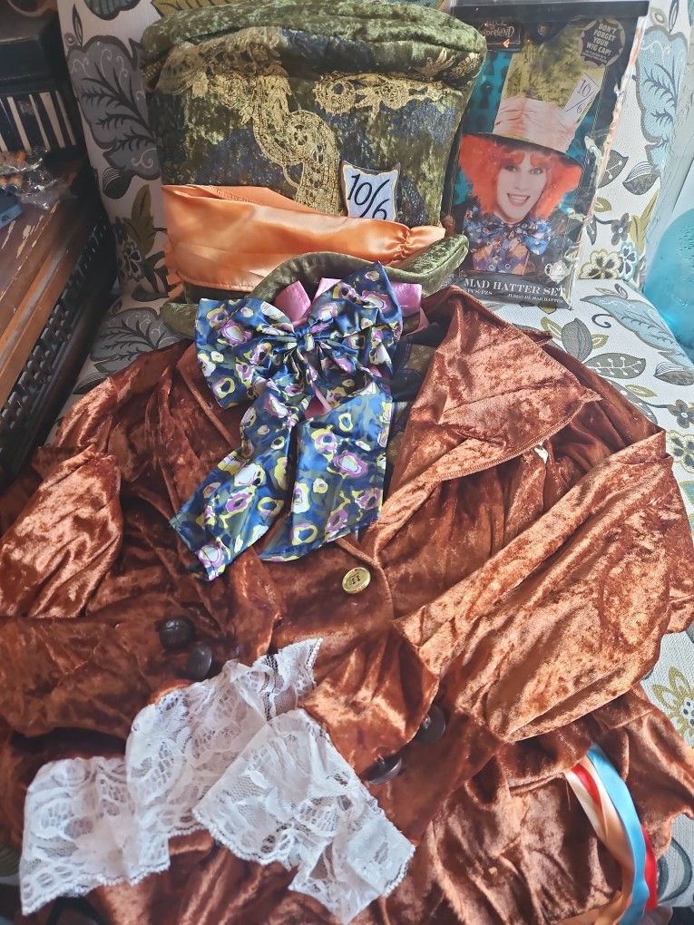 Mad Hatter Set - Mens Adult Halloween Costume