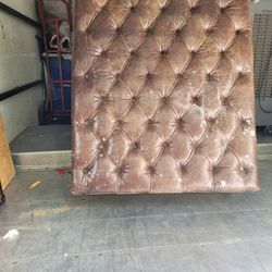 5ft leather ottoman coffee table
