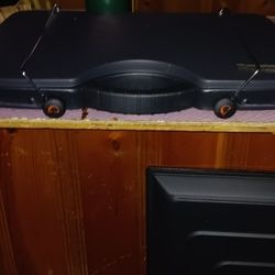 Portable Propane Stove With Six Propane Tanks