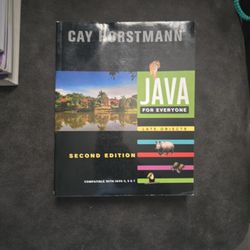 Java For Everyone Book
