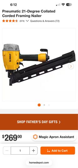 Dewalt nail gun