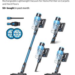 Gently Used Cordless Stick Vacuum w Attachments 80$ Retail