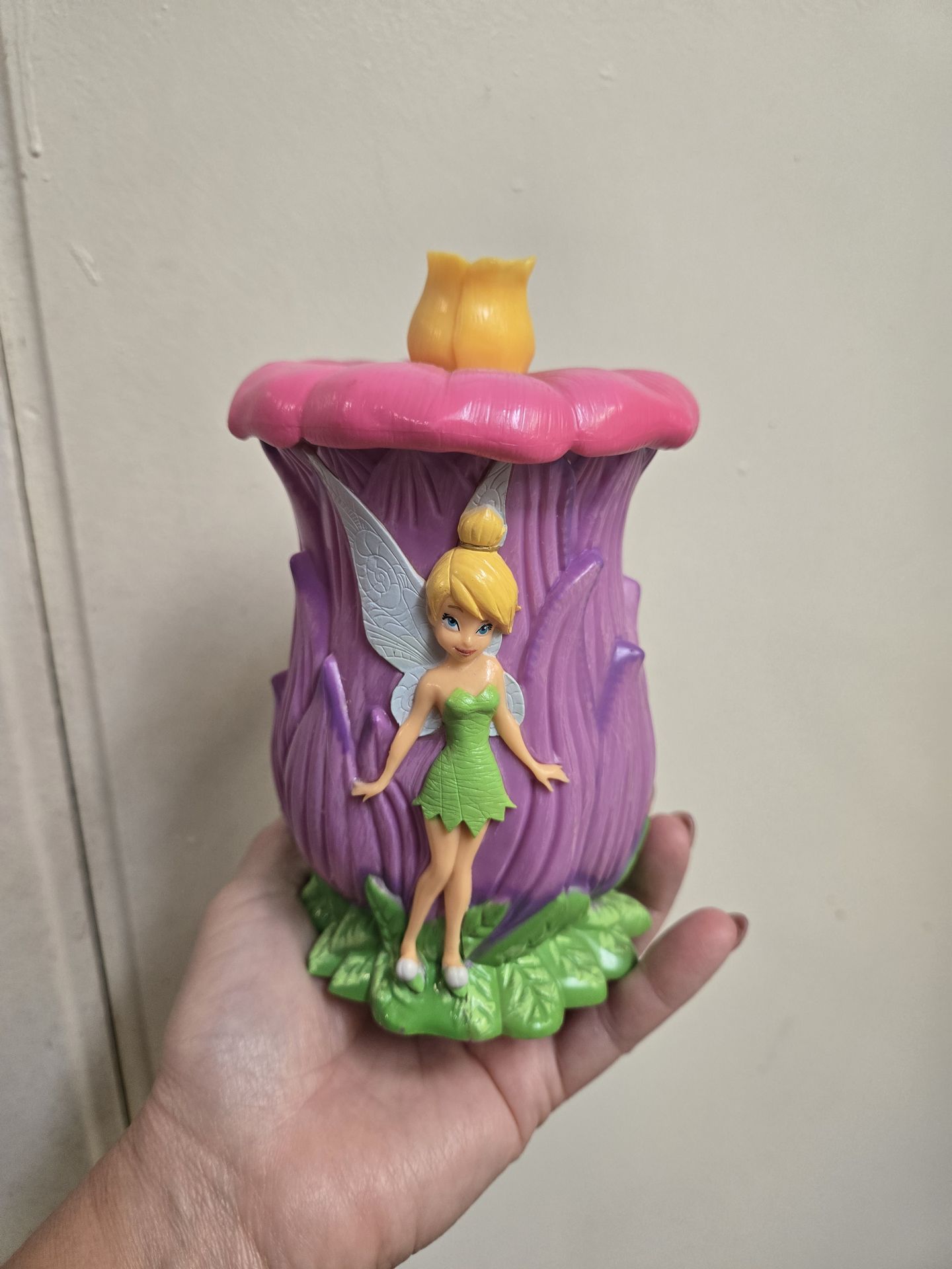 Disney tinkbell plastic cup 3D/ Taza De Disney De Campanita 3D