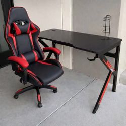 Game Desk with Chair New