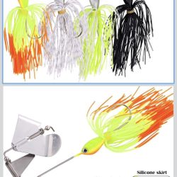 Sougayilang Fishing Lures Buzzbait Spinnerbait Jigs Lure for Bass Pike Fishing