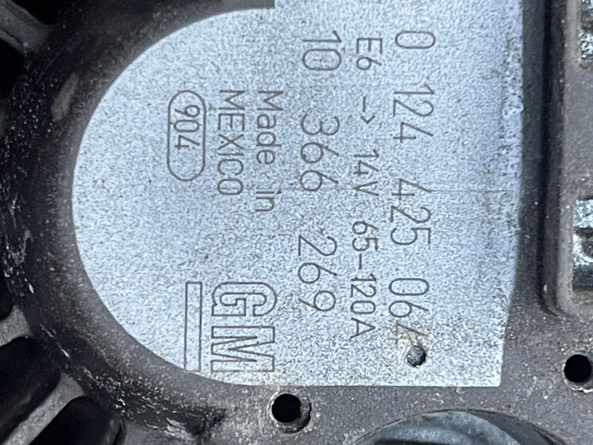 OEM Buick Alternator