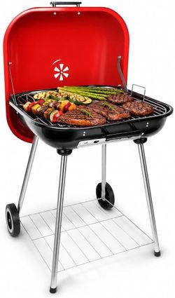 Charcoal Grills - 22” with Wheels and Handle BQ044