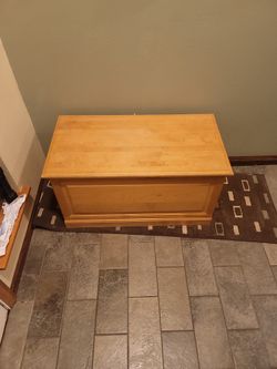 Wood storage bench