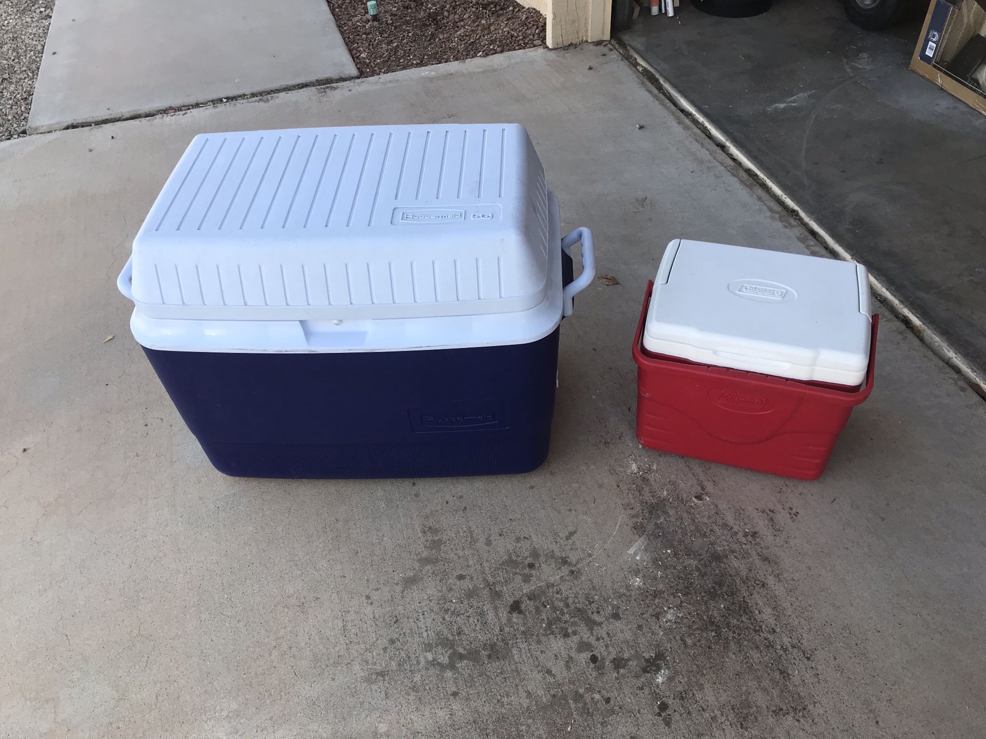 Two coolers