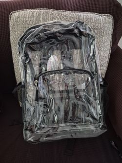 3 clear backpacks