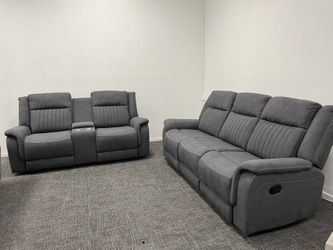 sofa and reclining loveseat  