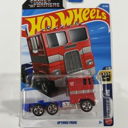 Hot Wheels Optimus Prime Transformers