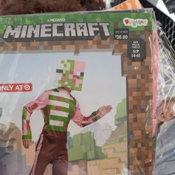 Mine craft Costume Small 4-6