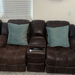 Reclining Sectional Couch 