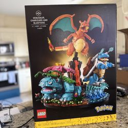 Lego Pokemon Set ( VENUSAUR, CHARIZARD AND BLASTOISE)