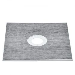354*Shower Curb Kit, 36"x36" Shower Pan Kit with 6.3" Central Drain, Lightweight EPS Shower Installation Kits with 2 Waterproof Cloths, Shower Pan Slo