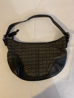 Vintage Coach Signature hobo bag