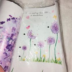 Purple Dandelion Wall Sticker  - NEW