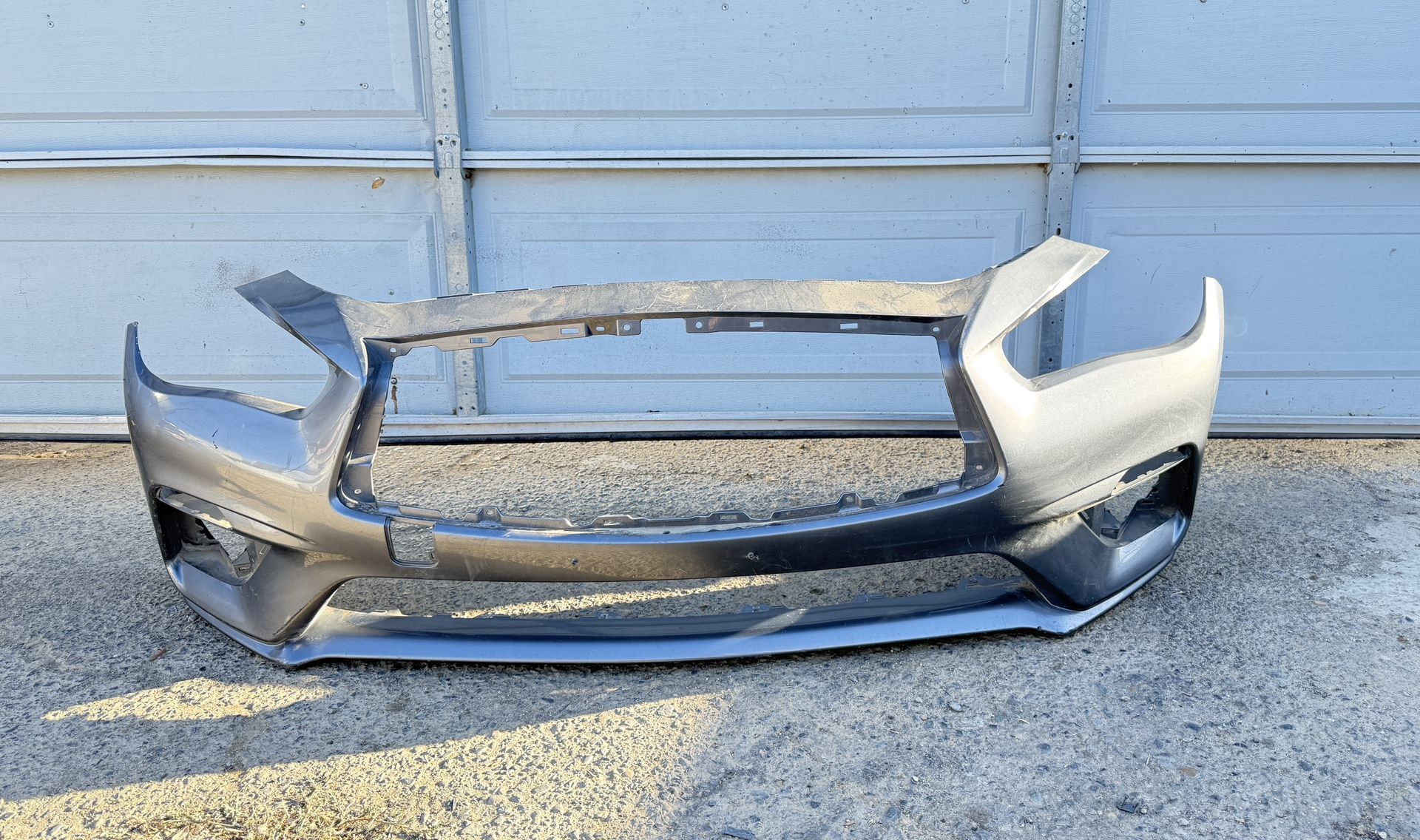 2018 - 2024 INFINITI Q50 Bumper Cover Front w/o Park Assist - OEM