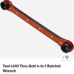 REED.    EXTRA   LARGE.  17”  RATCHET   WRENCH   