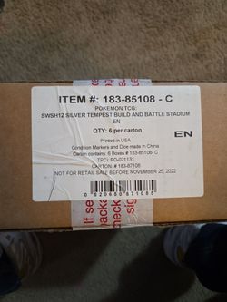 Silver tempest bu I ld and battle stadium x6