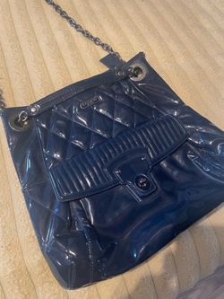 Liquid Glass coach purse
