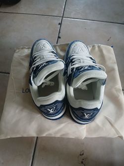 Louis Vuitton LV Trainer Denim Sneakers