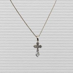 925 Sterling Silver Filigree Cross Pendant 
