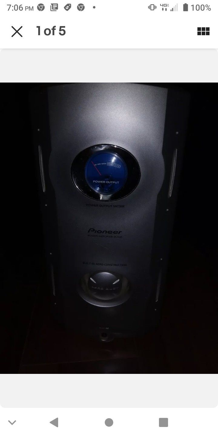 Pioneer M-IS21 Stereo Power Amplifier