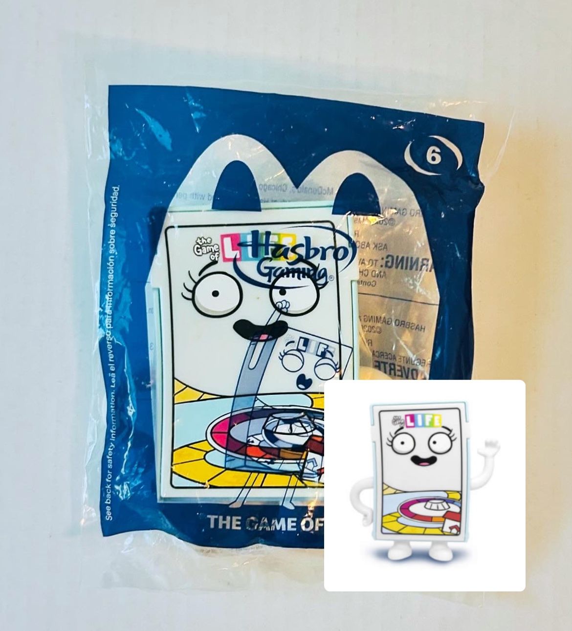 Hasbro Gaming 2021 McDonalds Happy Meal Toy - 6 The Game Of Life