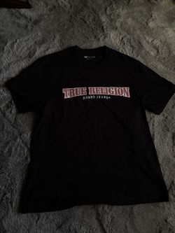 True Religion Black And Red Tshirt
