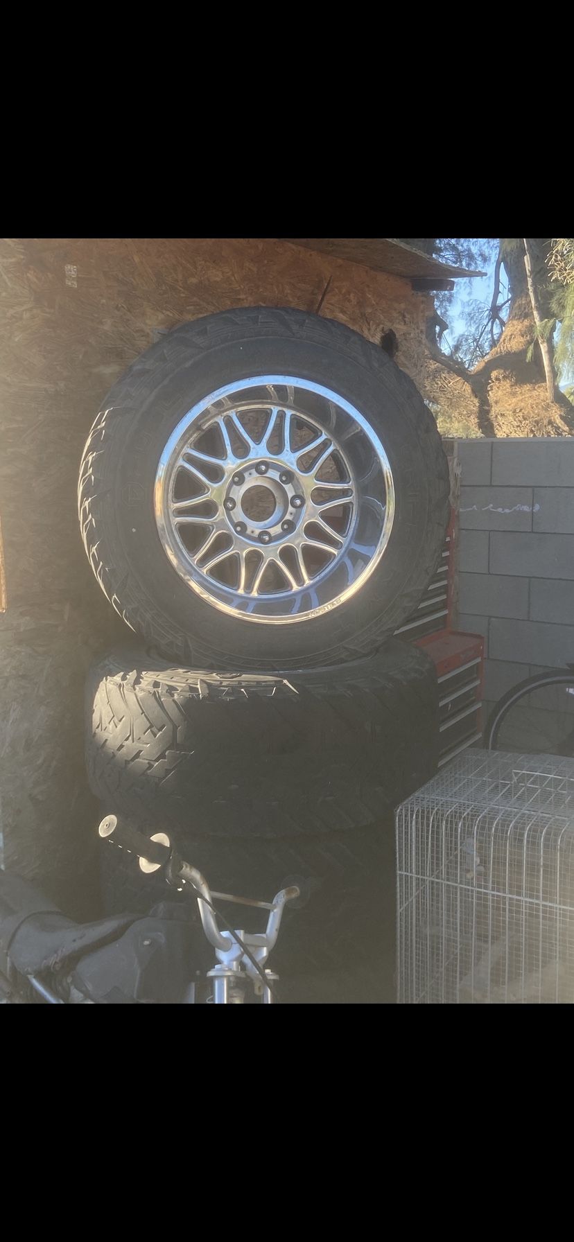 Hostile 20’ Rims With Spacers 