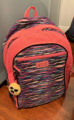 Girls backpack/justice/ excellent condition/$10
