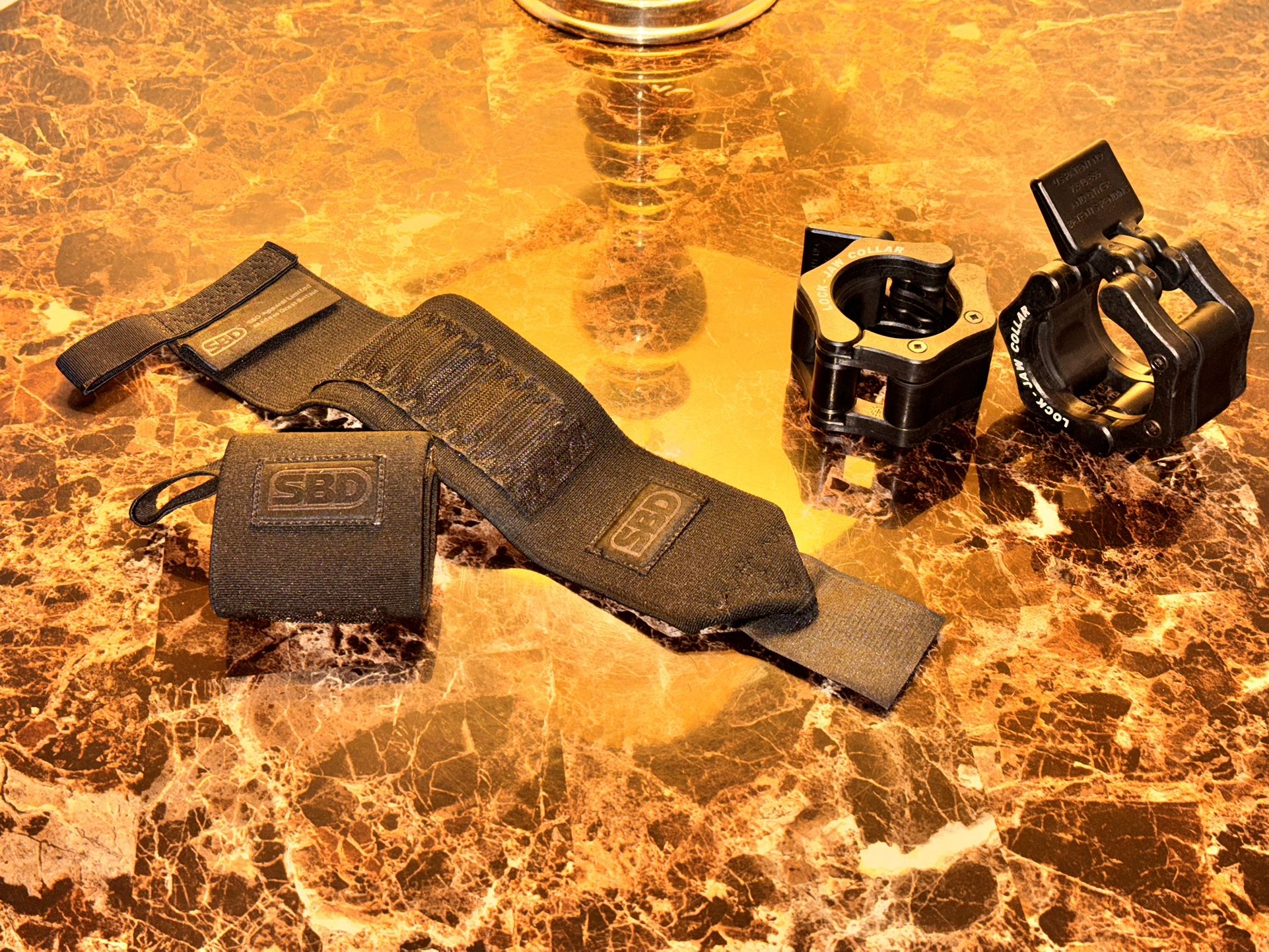 Gym Equipment - SBD Phantom Wrist Wraps / Barbell Locking Collars