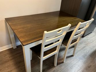 Ashley Furniture Dining Table with 2 Chairs