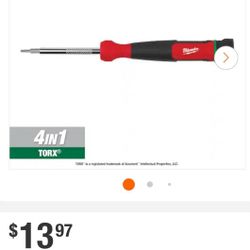 Milwaukee Torx Security Bit Driver