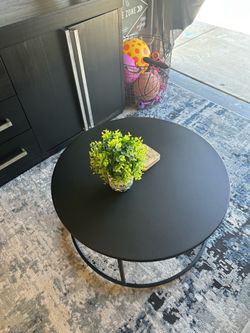Metal coffee table