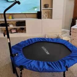 ANCHEER 50" Foldable Fitness Trampoline for Adults & Kids