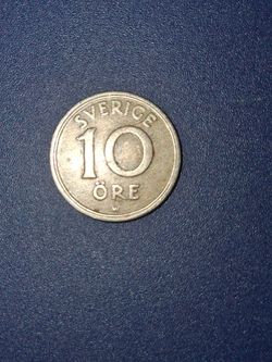 Egyptian coin/ Swedish coin