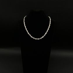 silver women's necklace