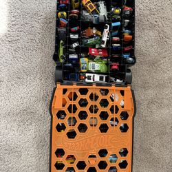 Hot Wheels Car Case (includes 90 cars)