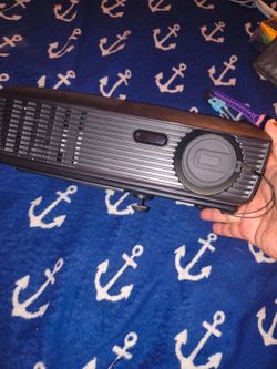Black DLP Projector with Lens Cap