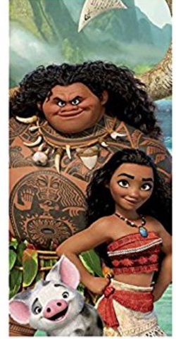 Moana Maui, Moana and pua Disney Towel