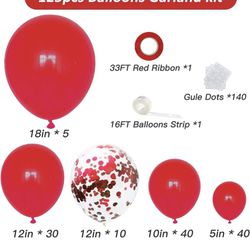 Balloon Garland Kit deflated