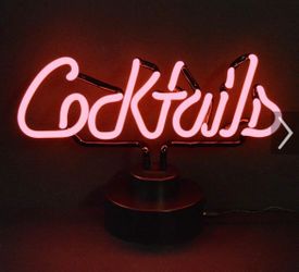 Cocktails Neon Sculpture by Neonetics