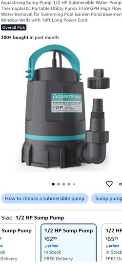 WATER PUMP NEW aquastrong