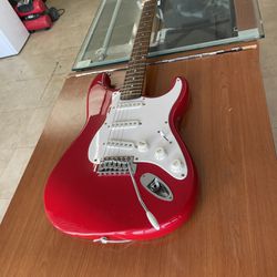 Fender Squire Red Electrical Guitar