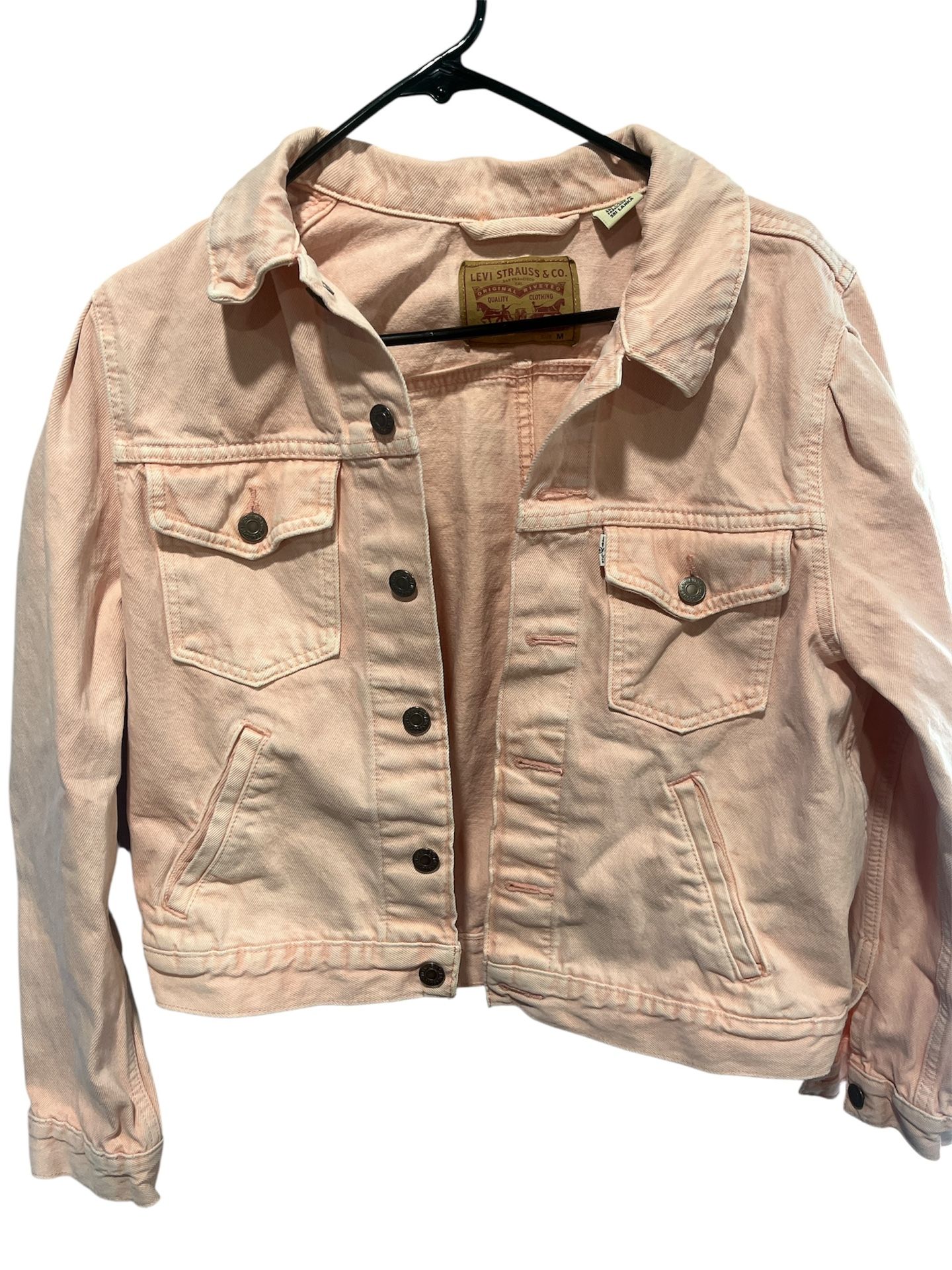 Levis pink denim Jacket